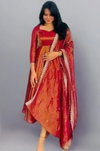 Fancy Organza Gwon With Dupatta Wholesale Clothing Distributors In India   